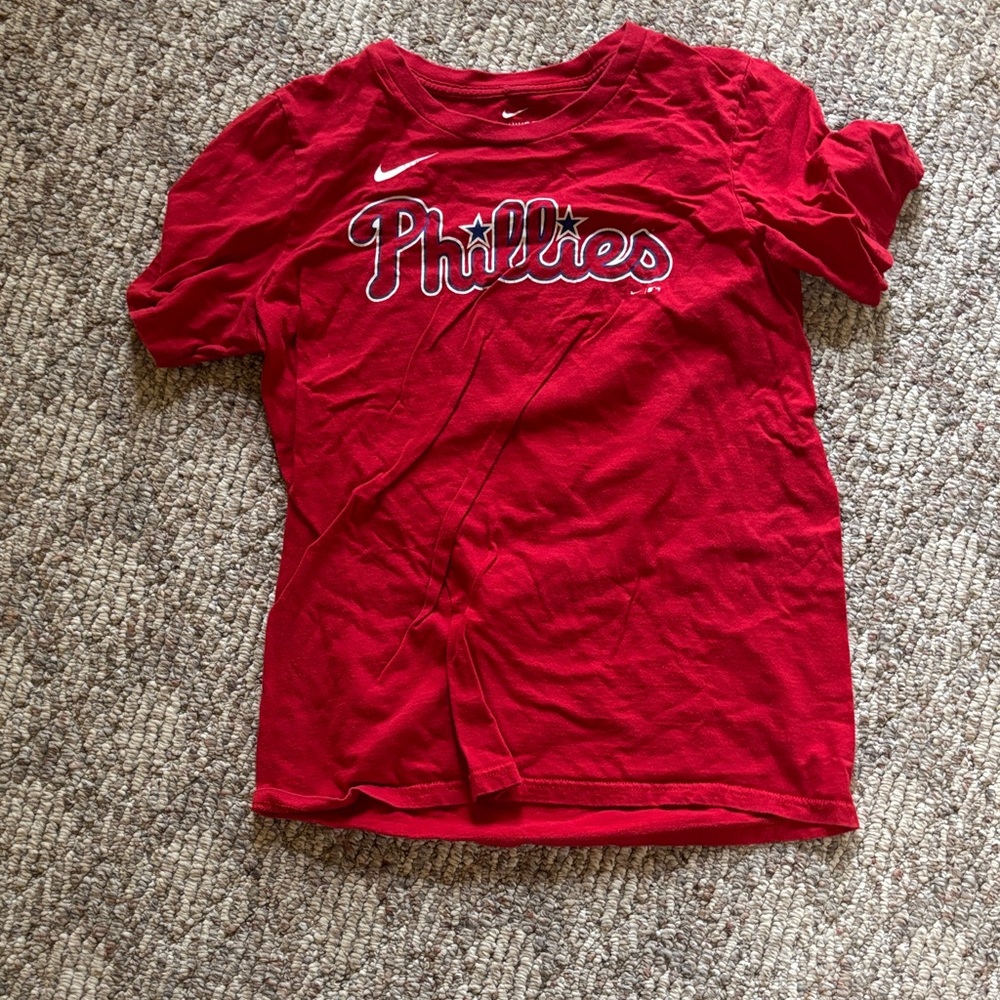 Nike Kids Red Phillies Tee Harper #3